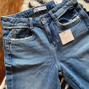 Zara flare jeans mid-rise